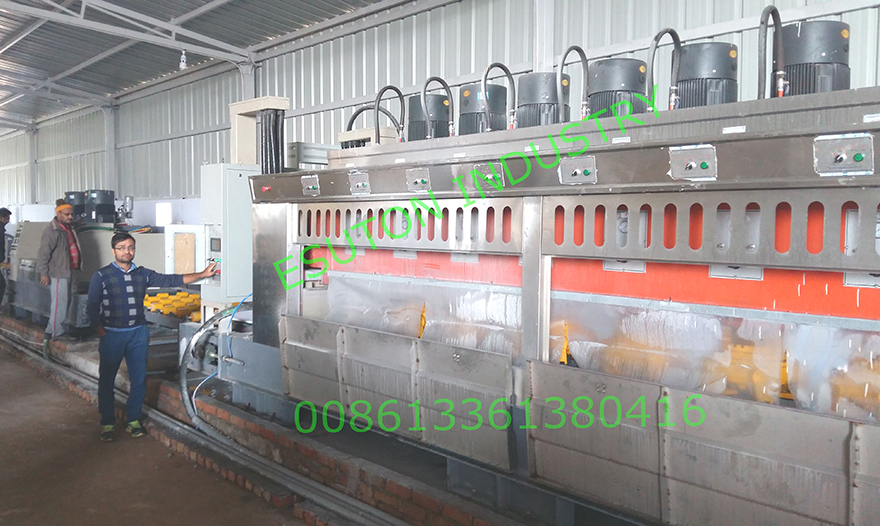 quartz stone slab poishing machine line